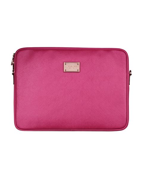 michael michael kors 13 slim saffiano sleeve for macbook pro|MorningSave: Michael Kors Laptop Sleeves.